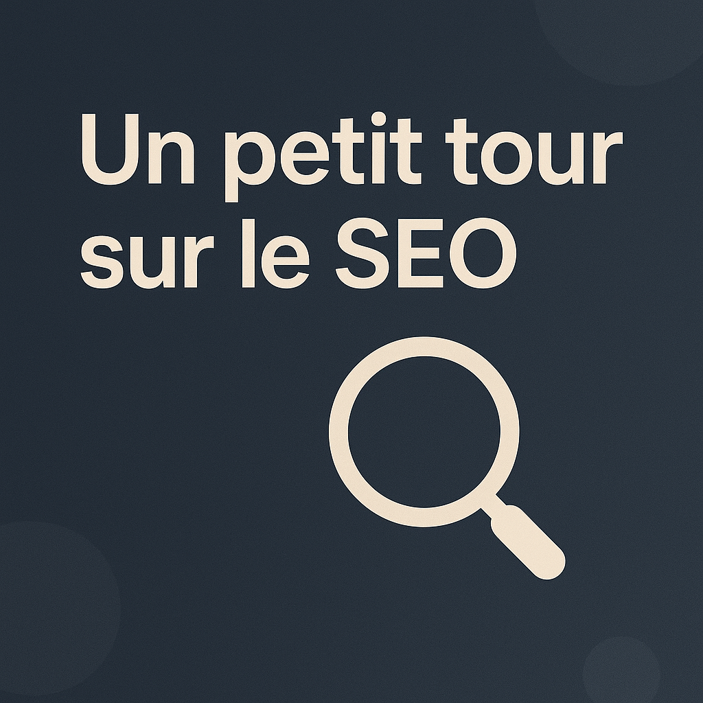 Un tour petit tour sur le SEO